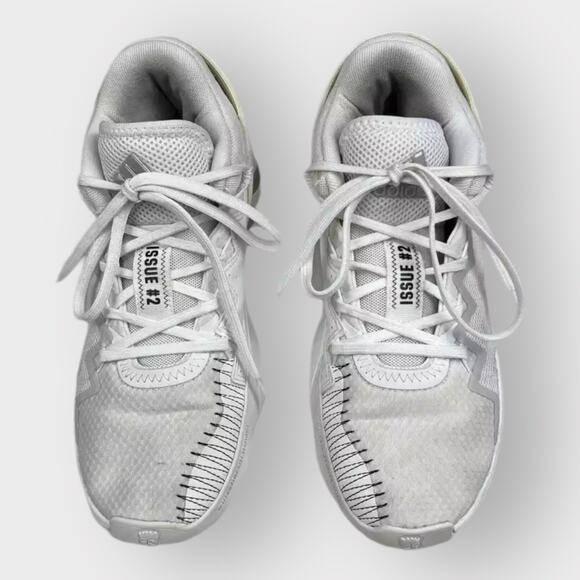White Adidas D.O.N. Basketball Shoes Issue #2 Size 7 - Picture 1 of 4